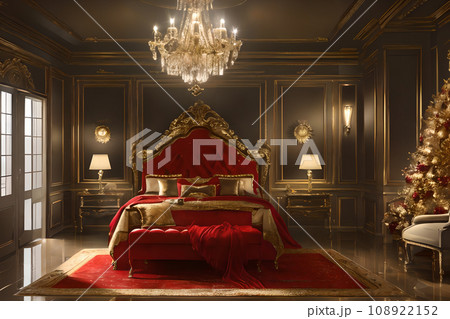 ゴージャスな部屋　クリスマスツリー　4 108922152