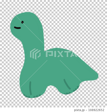 Cute Dinosaur Brachiosaurus Cartoon illustration Cute Dinosaur Brachiosaurus Cartoon illustration 108922652