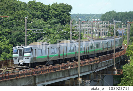 快速エアポート　新千歳空港アクセス　733系 108922712