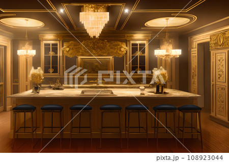 ゴージャスな部屋　ダイニング　1 108923044