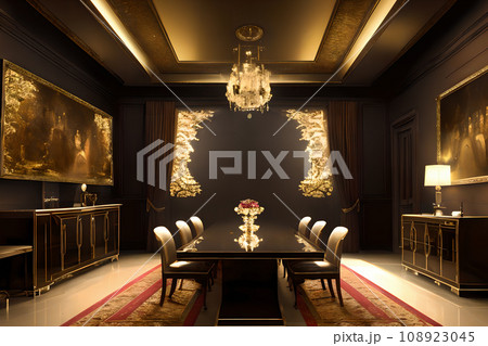 ゴージャスな部屋 ダイニング 2 ゴージャスな部屋 ダイニング 2 108923045