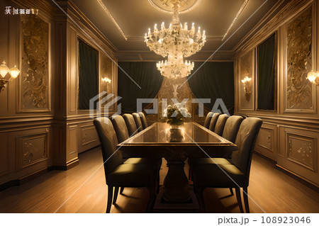 ゴージャスな部屋　ダイニング　3 108923046