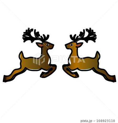 トナカイのイラスト 108923110