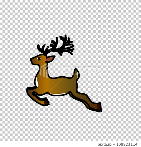 トナカイのイラスト トナカイのイラスト 108923114