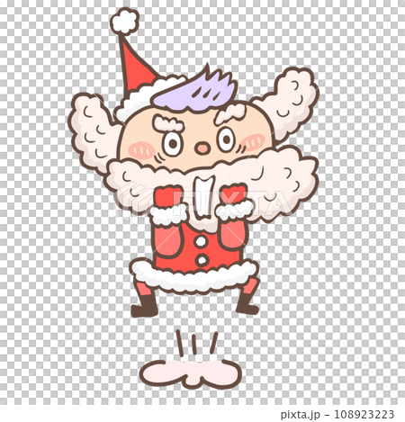 surprised santa surprised santa 108923223