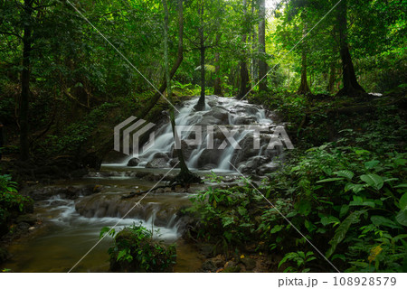 Waterfall at Phangnga province, Thailand 108928579