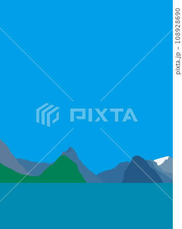 ミルフォードサウンド　milford　sound　ニュージーランド　new　zealand 108928690