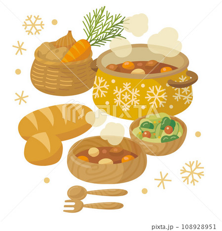 温かいシチューのイラスト 108928951