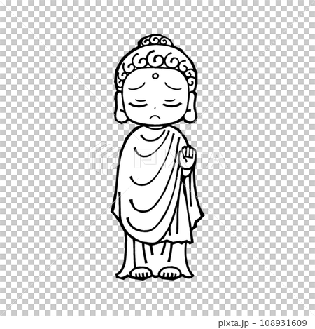 佛像(1、煩惱1、單色) 佛像(1、煩惱1、單色) 108931609