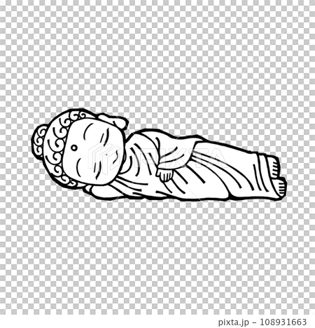 佛像(睡1,單色) 佛像(睡1,單色) 108931663