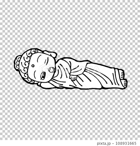 佛像（睡覺1，打哈欠，單色） 108931665