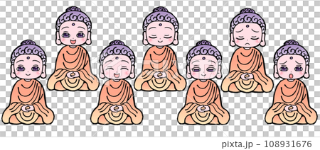 セット・お釈迦様(座 セット・お釈迦様(座 108931676