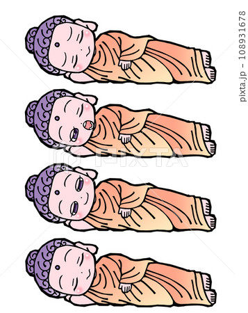 セット・お釈迦様（寝1 108931678