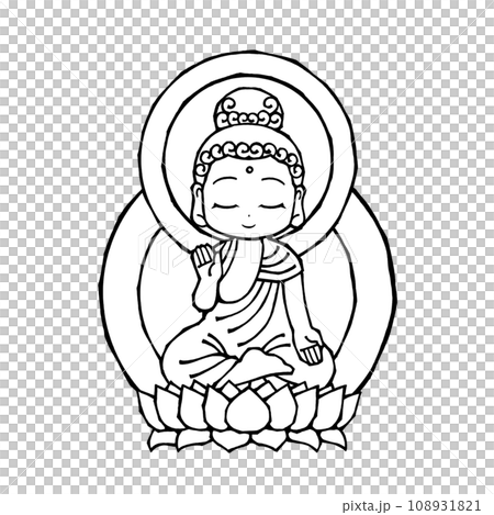 釋迦牟尼佛B單色 釋迦牟尼佛B單色 108931821