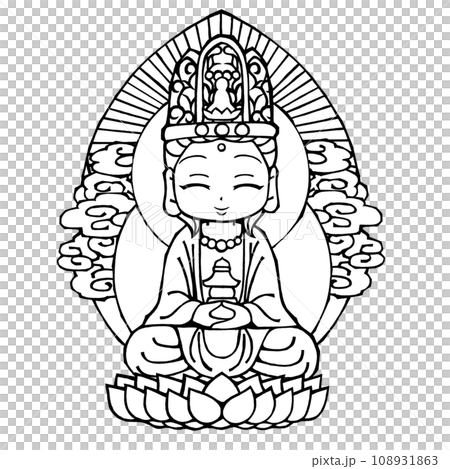 Maitreya Bodhisattva (lol, monochrome) Maitreya Bodhisattva (lol, monochrome) 108931863