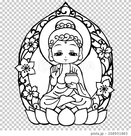 藥師佛（開眼，單色） 108931865