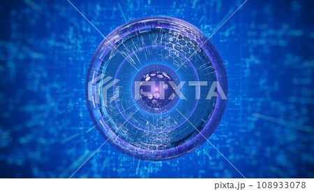 Cybernetic Eye Interface Cybernetic Eye Interface 108933078