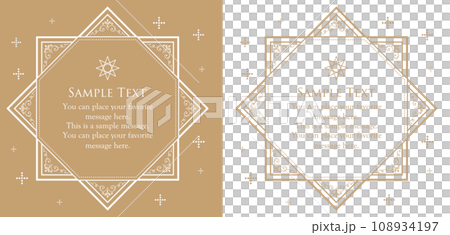 金色框架設計。古董或復古風格的裝飾。標題和邊框設計集 金色框架設計。古董或復古風格的裝飾。標題和邊框設計集 108934197