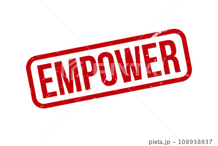 Empower Rubber Stamp Seal Vector 108938937