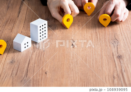 位置情報のクラフトイメージ 108939095