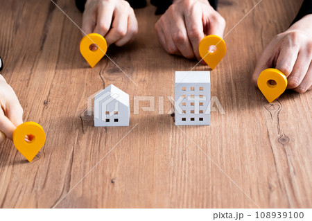 位置情報のクラフトイメージ 108939100