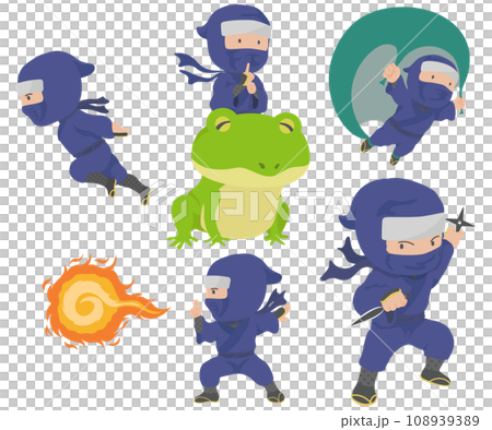 忍者 イラストセット 忍者 イラストセット 108939389