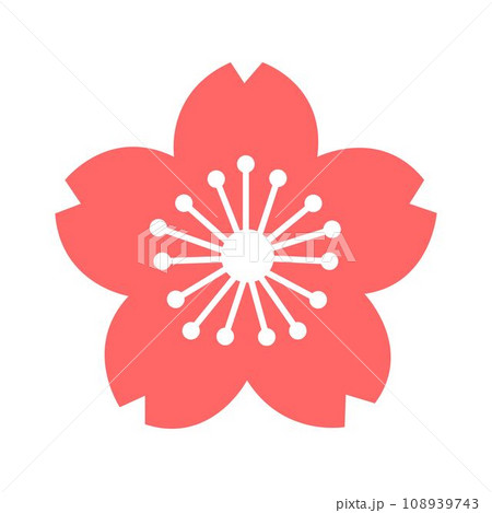 sakura flower icon - Stock Illustration [108939743] - PIXTA