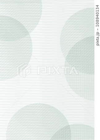 和紙　年賀状　水彩　背景	 108940134