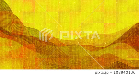 波　和柄　カラフル　模様　背景	 108940136