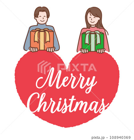 クリスマスの贈り物 - 愛と感謝を込めたカップルのギフト交換 クリスマスの贈り物 - 愛と感謝を込めたカップルのギフト交換 108940369