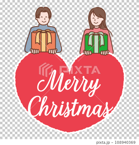 クリスマスの贈り物 - 愛と感謝を込めたカップルのギフト交換 クリスマスの贈り物 - 愛と感謝を込めたカップルのギフト交換 108940369