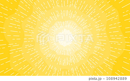 放射状に広がる効果線（破線）の抽象的な壁紙・背景素材 108942889