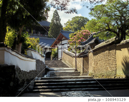 夏の東大寺二月堂裏参道の風景 夏の東大寺二月堂裏参道の風景 108943129