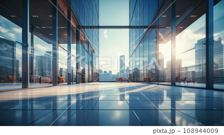 Day time the modern business office building Day time the modern business office building 108944009