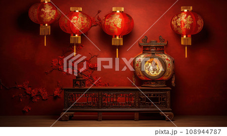 A Dragon Golden Chinese New Year 2024 108944787