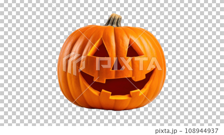 Halloween Pumpkins on the transparent backgrounds 108944937