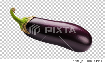 an Eggplant on a transparent 108944941