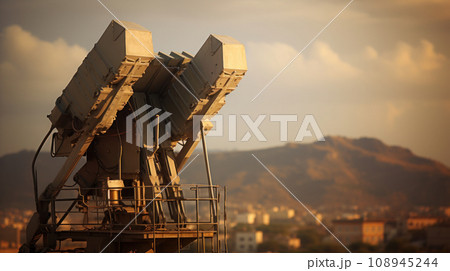 The iron dome ready to shoot in the war 108945244