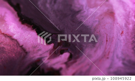 Ink wave glitter fluid paint water flow purple 108945922