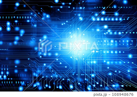 Abstract futuristic architecture background, Minimal technology multicolor backdrop, Generative AI 108948676