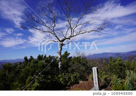晩秋の北海道大分水点からの展望 108948880