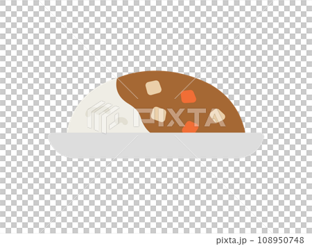 Illustration of curry rice icon Illustration of curry rice icon 108950748
