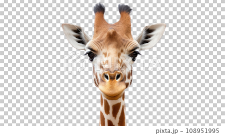 giraffe on the transparent background 108951995