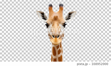 giraffe on the transparent background 108952000
