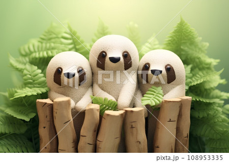 ナマケモノくん（3D） 108953335