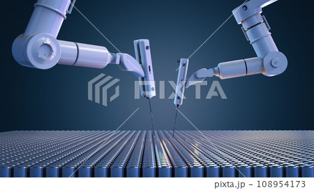 Automatic recharge battery with li-ion or rechargeable batteries with robotic arm Automatic recharge battery with li-ion or rechargeable batteries with robotic arm 108954173