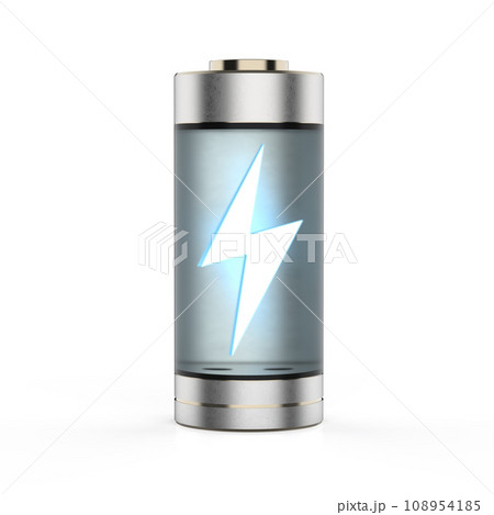 Rechargeable batteries isolated on white background 108954185