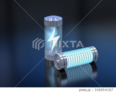 Group of li-ion or rechargeable batteries 108954187