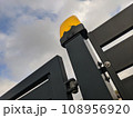 Automatic modern gates against the sky 108956920