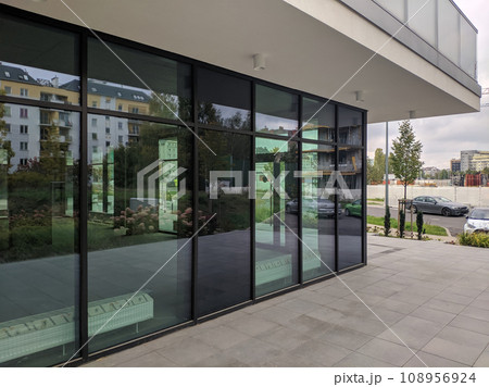 Entrance to a store or office Entrance to a store or office 108956924